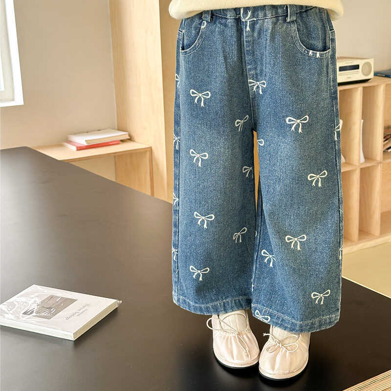 Girls Spring Autumn Jeans New  - Baby Clothing Drawing ulasan dan harga