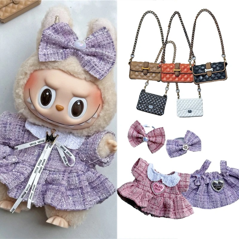 15 17cm For Labubu Doll Adorab - Baby Clothing Unisex ulasan dan harga