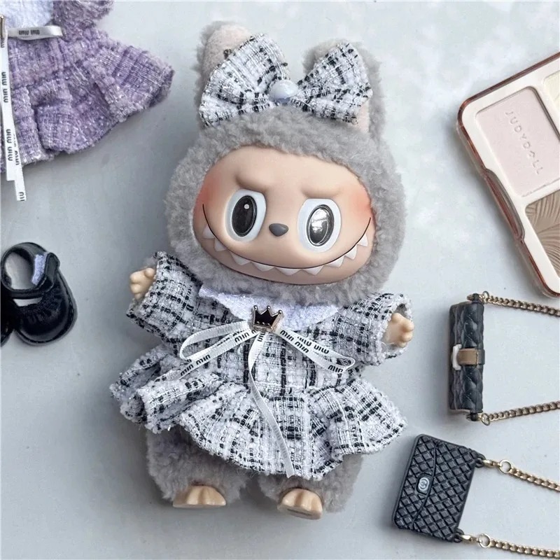 15 17cm For Labubu Doll Adorab - Baby Clothing Unisex ulasan dan harga