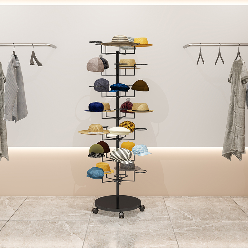 #Hat display rackFloor-to-ceil - Baby Clothing Layers ulasan dan harga