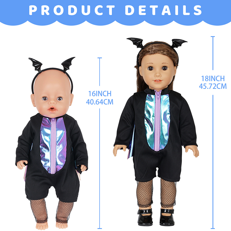 Doll Clothes Set for 16-18inch - Baby Clothing Unisex ulasan dan harga