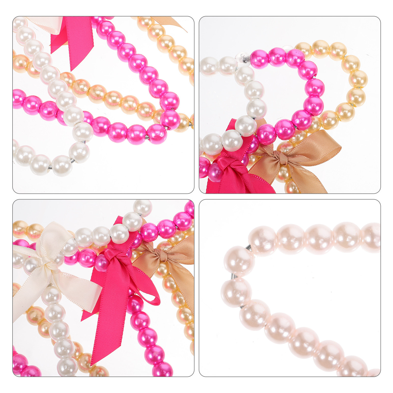 4Pcs Pearl Pet Hanger for Dogs - Baby Clothing Us ulasan dan harga