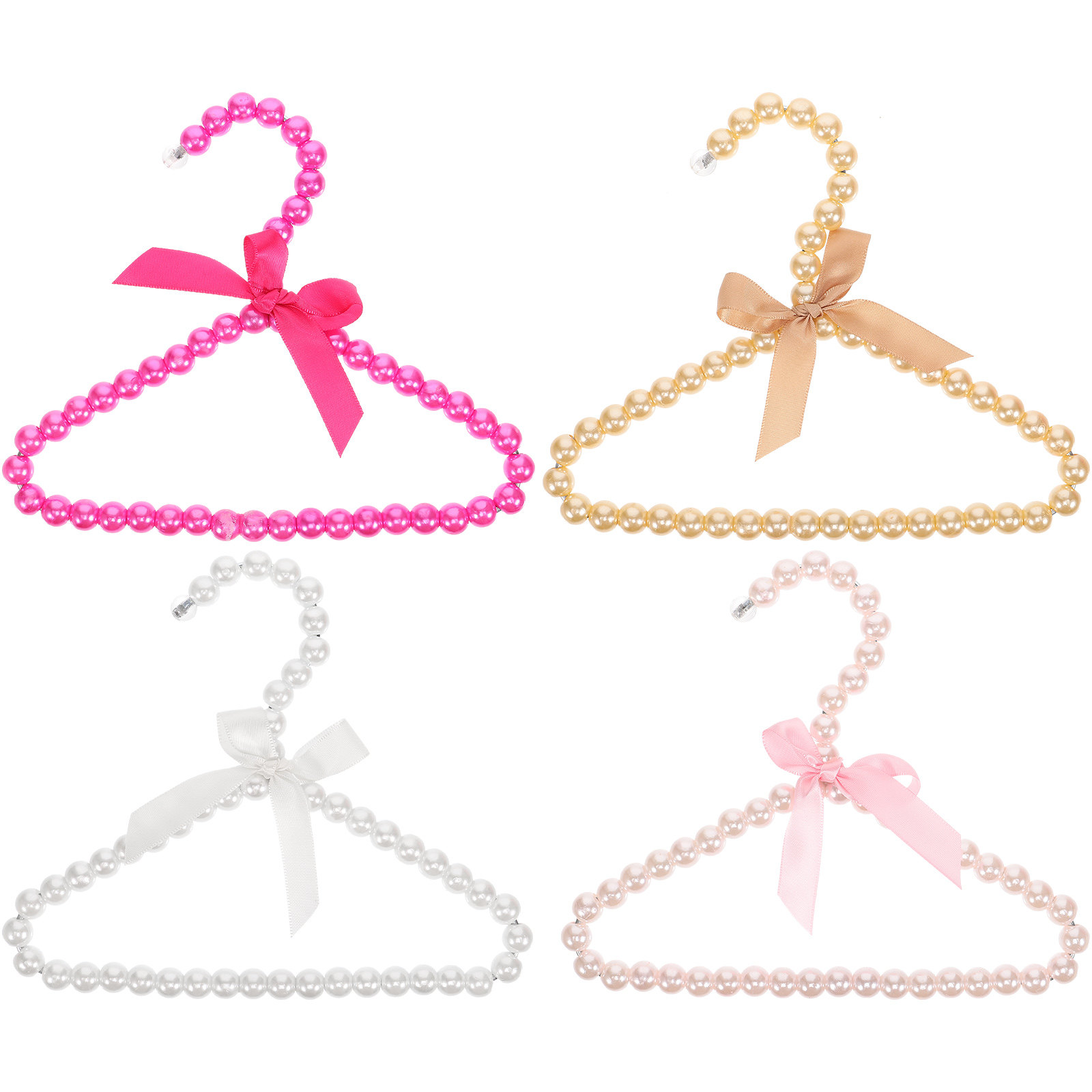 4Pcs Pearl Pet Hanger for Dogs - Baby Clothing Us ulasan dan harga