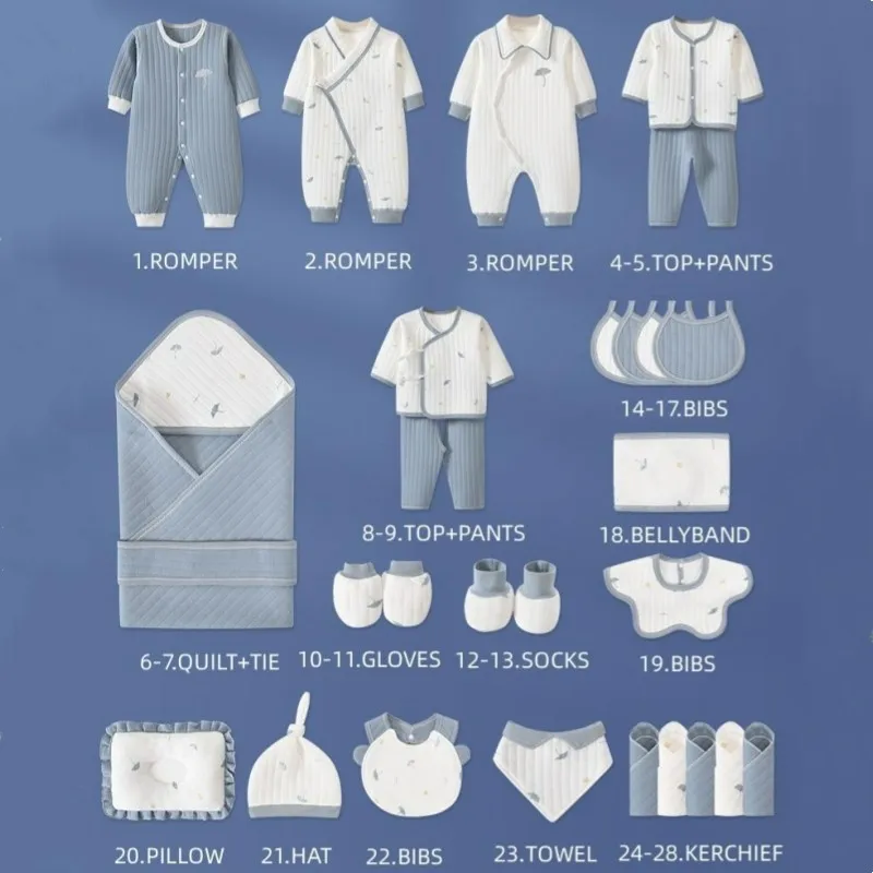 28 Pcs Newborn Organic Cotton  - Baby Clothing Organic ulasan dan harga