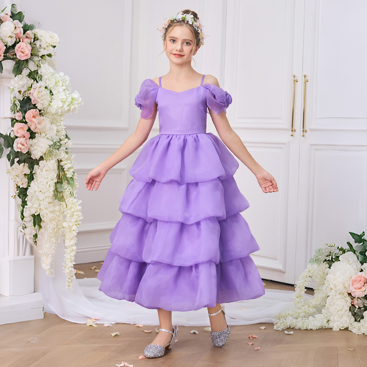 2025 Flower Baby Birthday Girl - Baby Clothing Layers ulasan dan harga