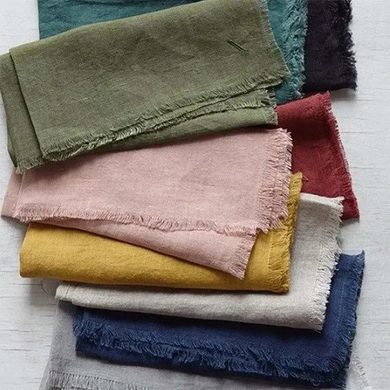 280cm*100cm Pure Linen Fabric  - Baby Clothing Organic ulasan dan harga