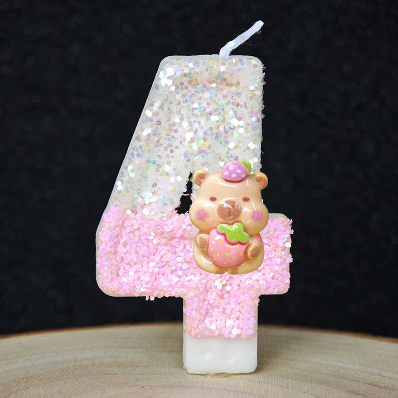 New Capybara Candles Cake Deco - Baby Zebra Clothing ulasan dan harga