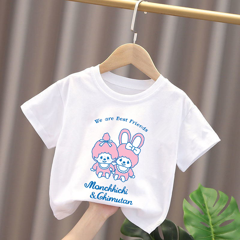 Monchhichi Kids T-shirts Anime - Baby Clothing Unisex ulasan dan harga