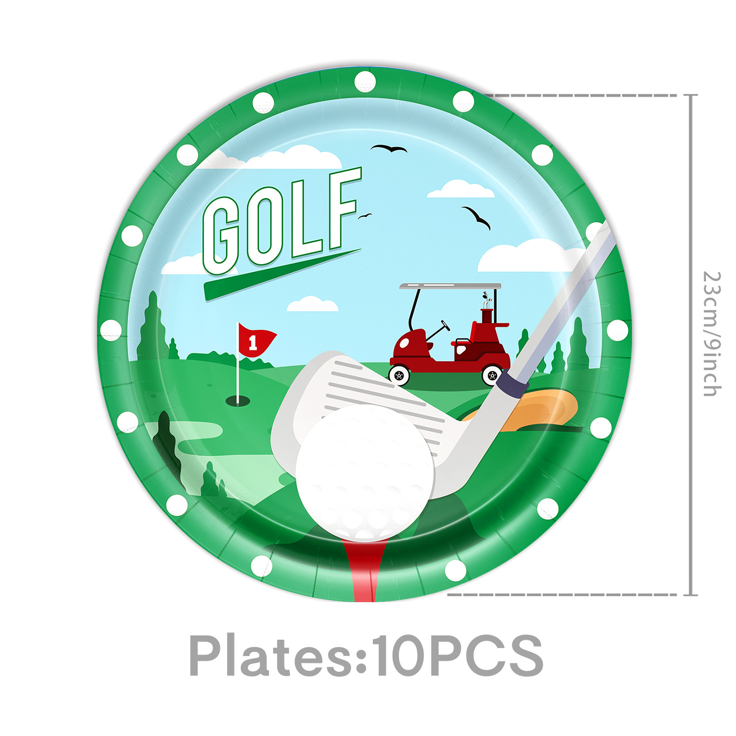Golf Sports Party Decorations  - Baby Zebra Clothing ulasan dan harga