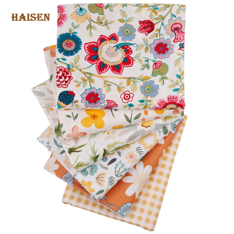 6pcs 40x50cm Cotton Twill Patc - Baby Clothing Organic ulasan dan harga