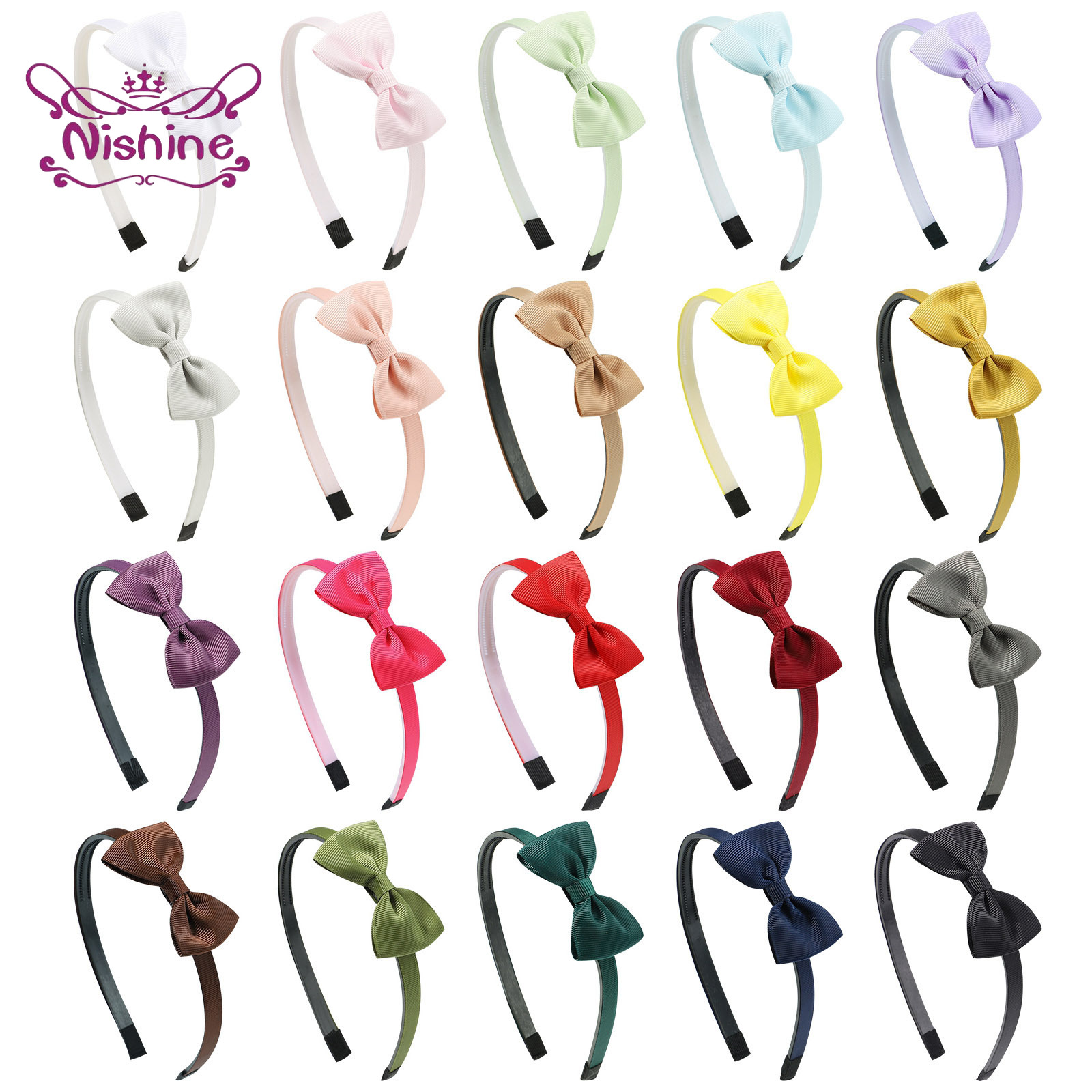 1PCS Ribbon Bow Knot Headband  - Baby Clothing Unisex ulasan dan harga