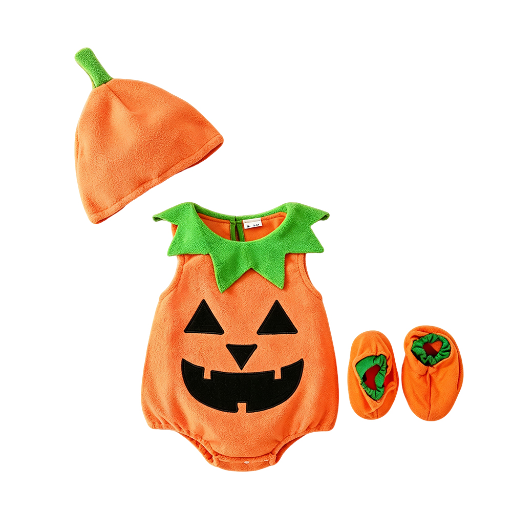 Cute Pumpkin Embroidery Baby R - Baby Clothing Unisex ulasan dan harga