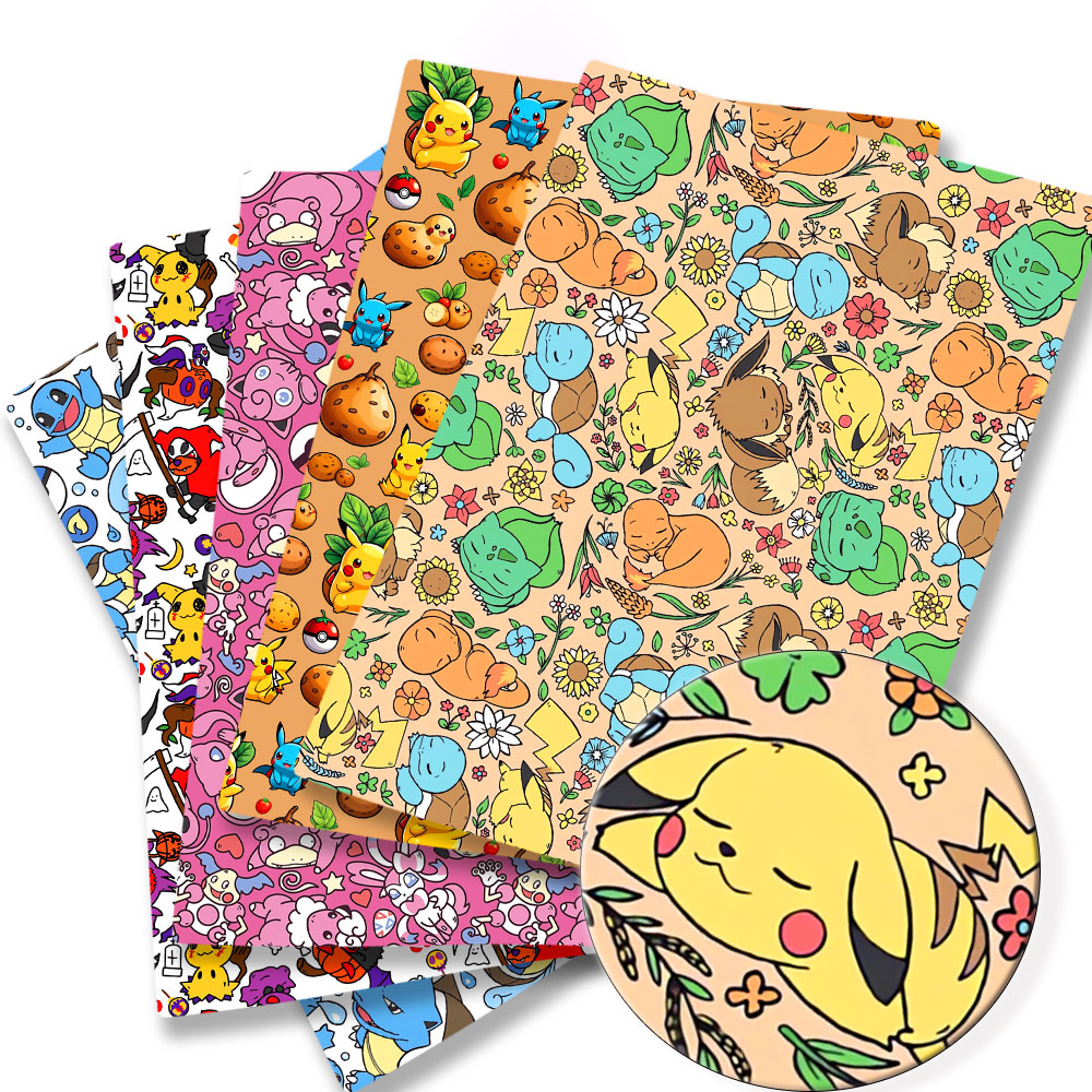 Pokemon Cartoon Fabric140*50cm - Baby Clothing Items ulasan dan harga
